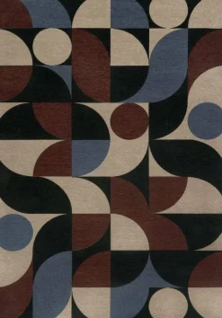 Dywan Deco Blue Copper 160x230 Art deco