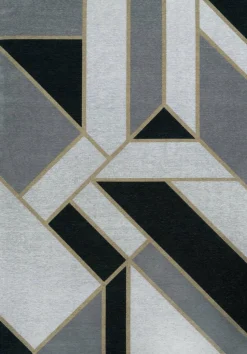 Dywan Gatsby Black 160x230 Art deco