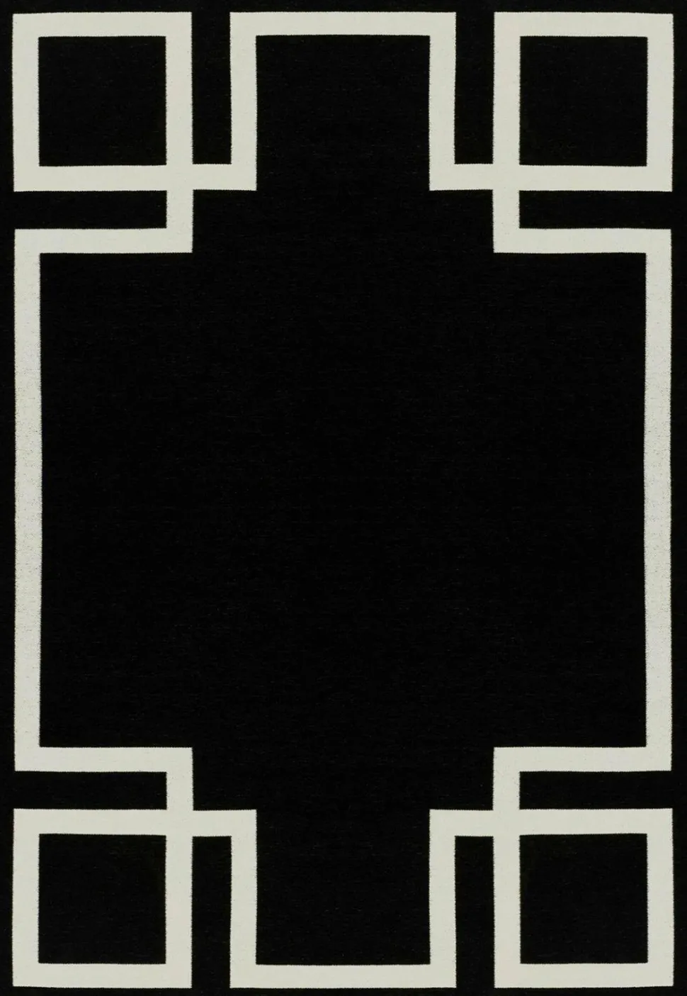 Dywan Hampton Black 200x300 Art deco