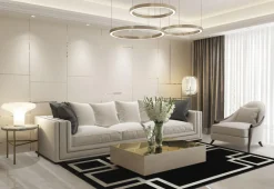 Dywan Hampton Black 200x300 Art deco