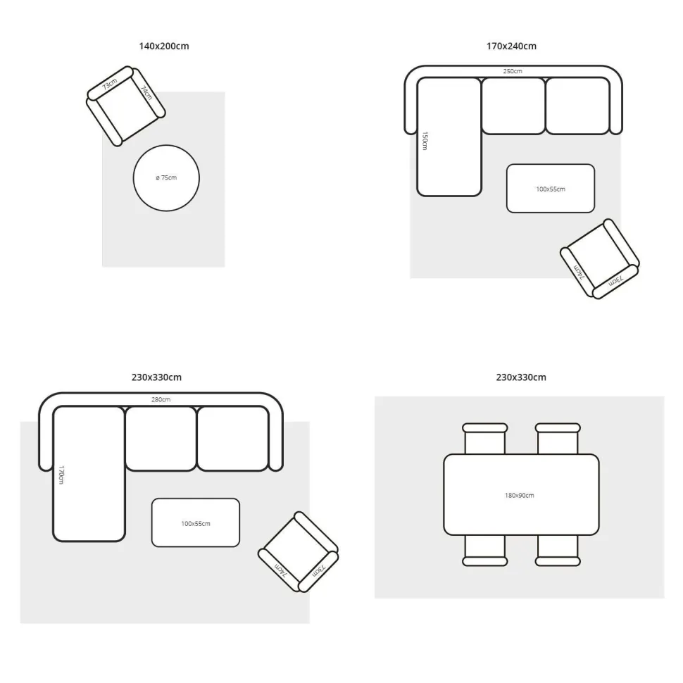 Dywan Ines Jardin 200x280cm