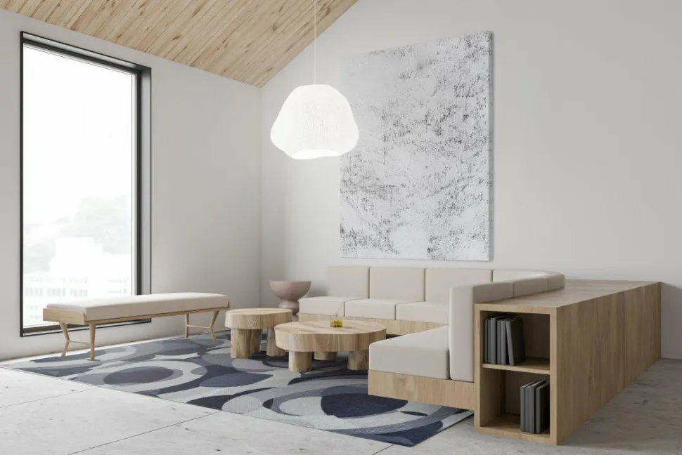 Dywan Mare Blue 200x300 Carpet Decor Magic Home Unique