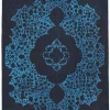 Dywan Ornament  Blue 200x300 Carpet Decor Magic Home Print