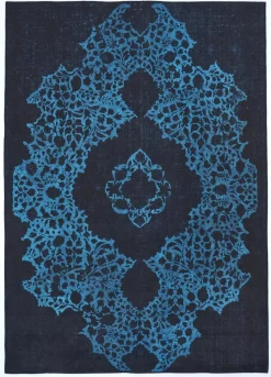 Dywan Ornament Blue 160x230 Carpet Decor Magic Home Print