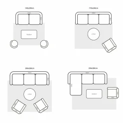 Dywan Redbrook Duck Egg Round 150x150cm