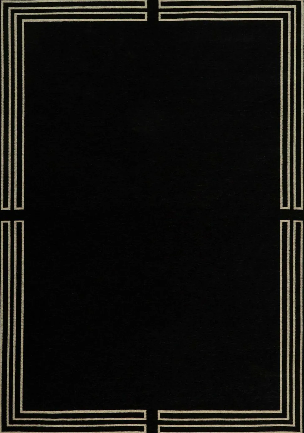 Dywan Royal Black 200x300 Art deco