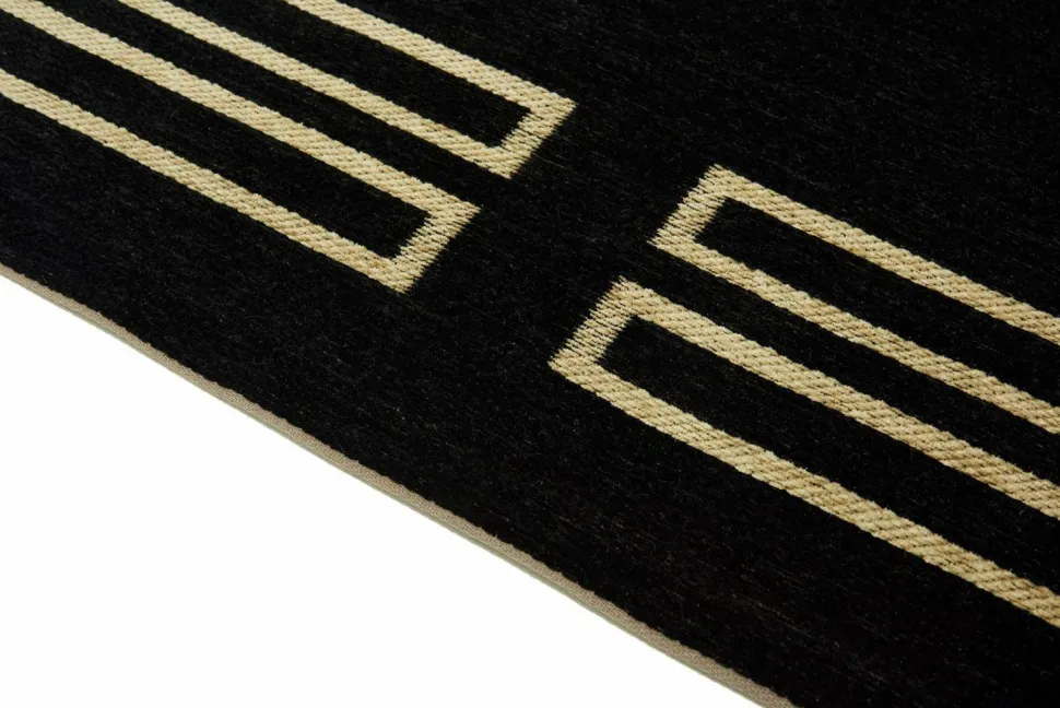 Dywan Royal Black 200x300 Art deco