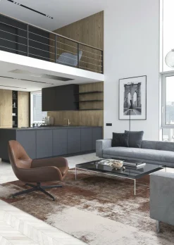 Dywan Rust Grey 200x300 Carpet Decor Magic Home