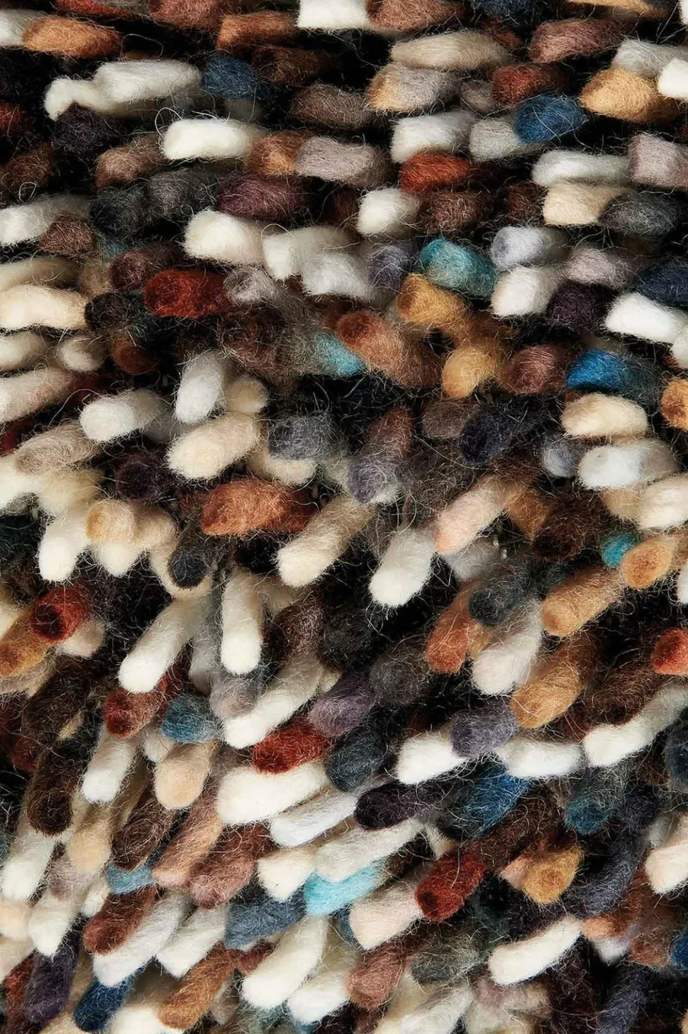 Dywan Shaggy Dots beżowo-brązowy