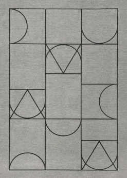 Dywan Signet Black 200x300 Art deco