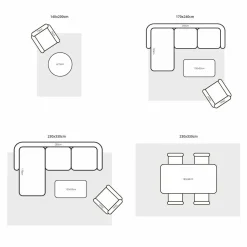 Dywan Turnabouts Claret 120x180cm