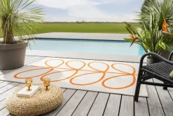 Dywan zewnętrzny Giant Linear Stem Persimmon 140x200cm