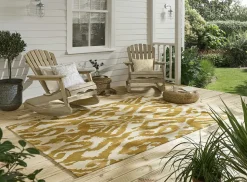 Dywan zewnętrzny Kasuri ochre 250x350cm