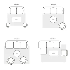 Dywan zewnętrzny Lace Golden Mustard 250x350cm