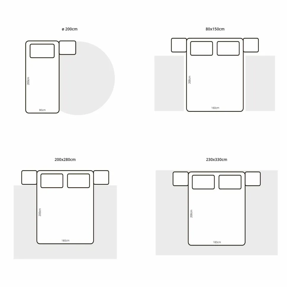 Dywan zewnętrzny Lace Sage Grey 160x230cm