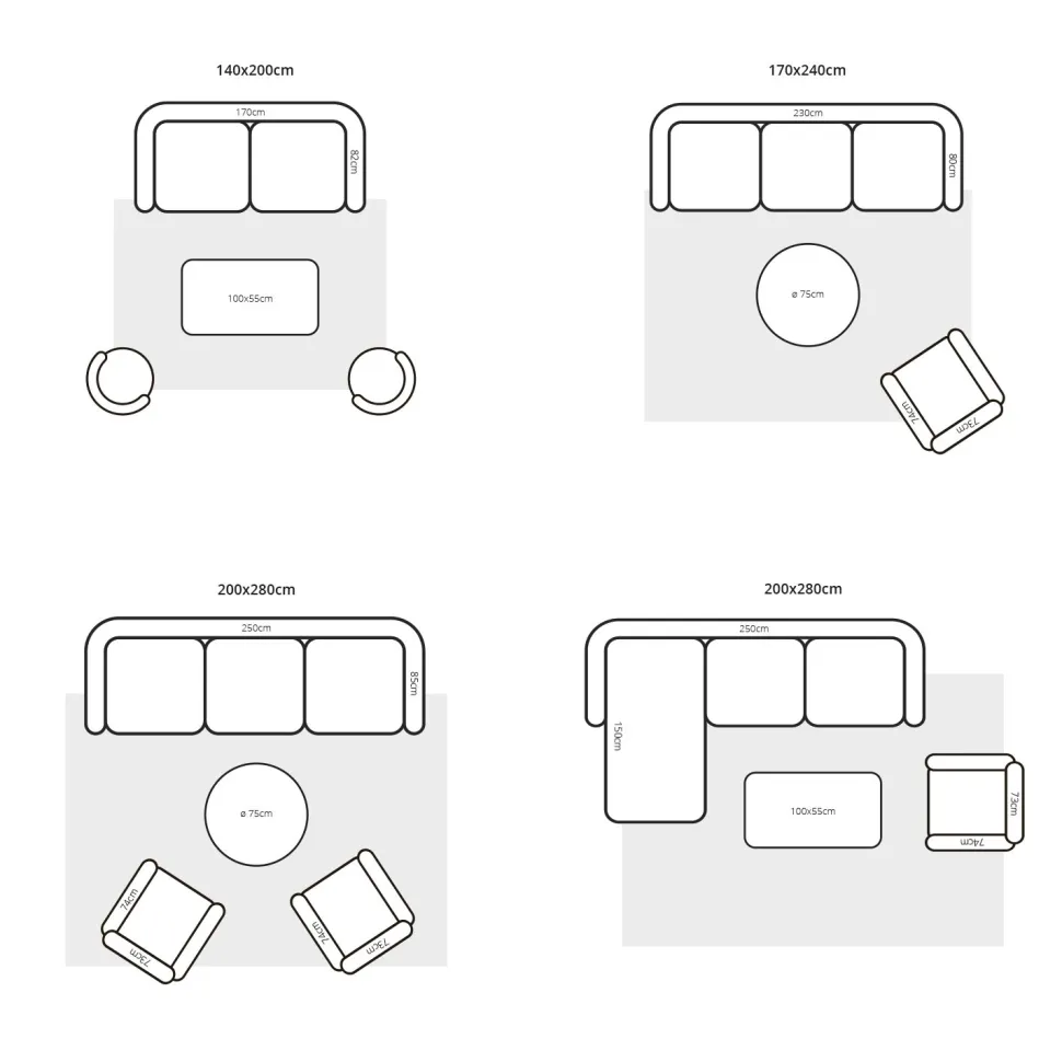 Dywan zewnętrzny Lace Thyme Pine 160x230cm