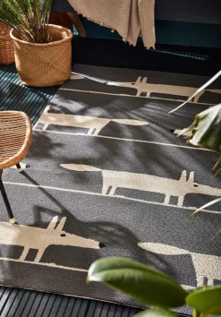 Dywan zewnętrzny Mr Fox Charcoal 90x150cm