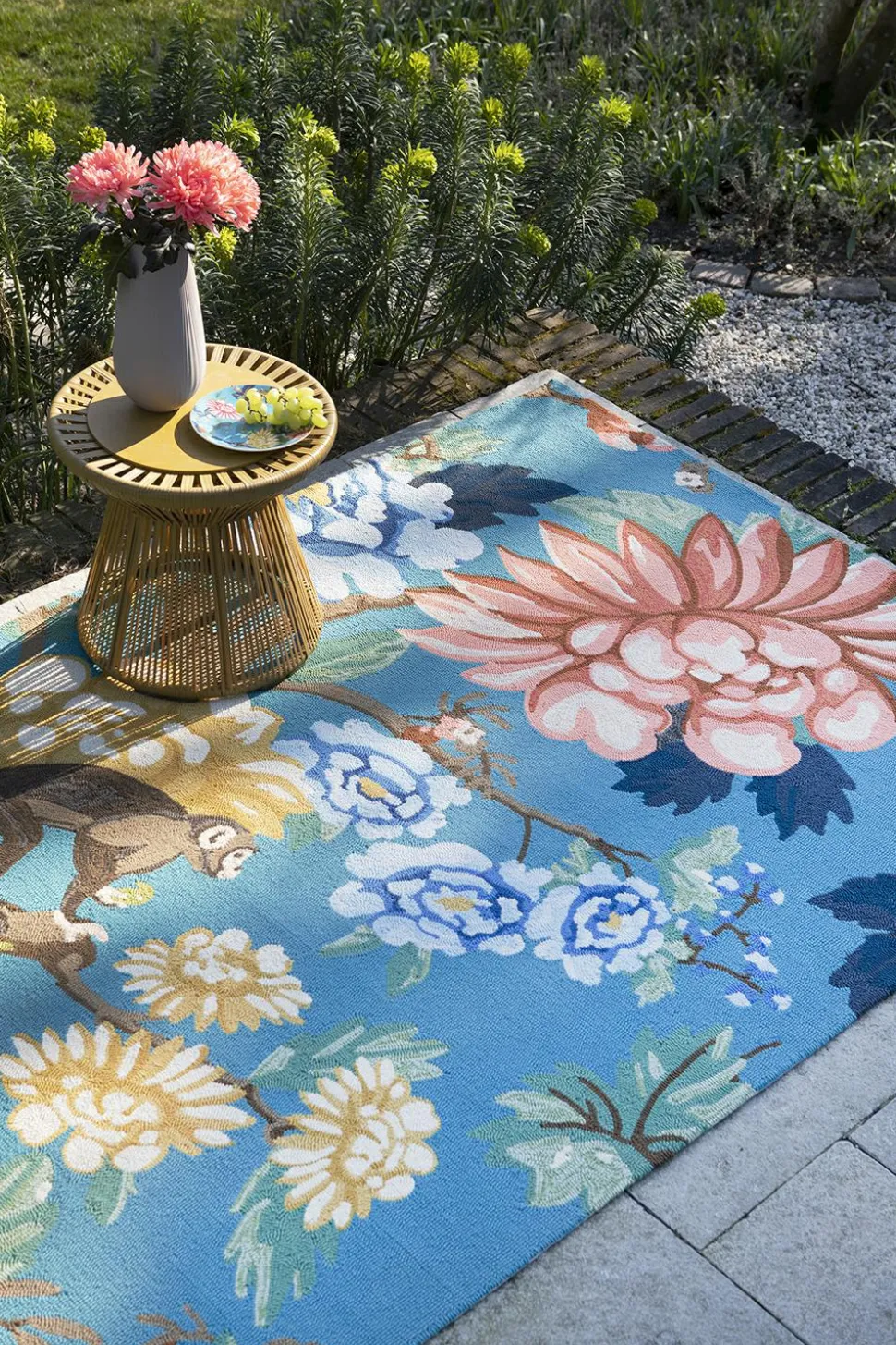 Dywan zewnętrzny Saphire Garden Teal 140x200cm