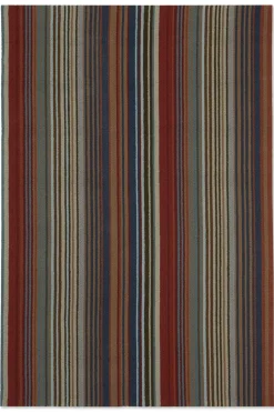 Dywan zewnętrzny Spectro Stripes Teal Sedonia Rust 160x230cm