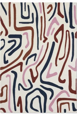 Dywan zewnętrzny Synchronic Orchid Brazilian Rosewood Origami 200x280cm