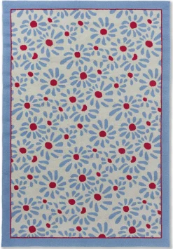 Dywan zewnętrzny Thorncliff Daisy sky blue 140x200cm