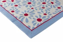 Dywan zewnętrzny Thorncliff Daisy sky blue 250x350cm