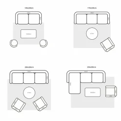 Dywan zewnętrzny Trattino Sea Glass 250x350cm