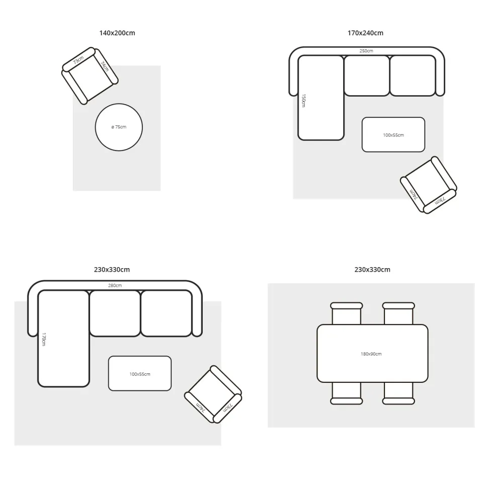 Dywan zewnętrzny Verdaccio 140x200cm