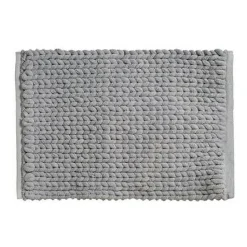 Dywanik łazienkowy pleciony 50x75 szary