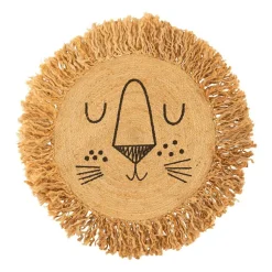 Dywanik dziecięcy Lew z juty 90 cm