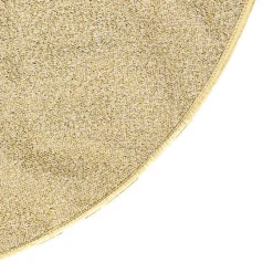 Dywanik pod choinkę 90 cm złoty