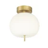 Ekskluzywna lampa LED sufitowa złoto biała APPLE CE
