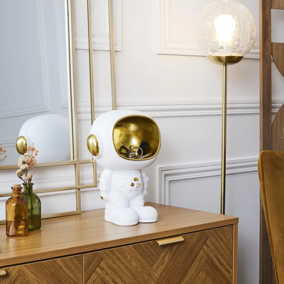 Figurka Astronauta z funkcją przechowywania biała/złota