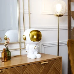 Figurka Astronauta z funkcją przechowywania biała/złota