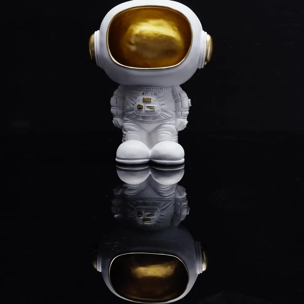 Figurka Astronauta z funkcją przechowywania biała/złota