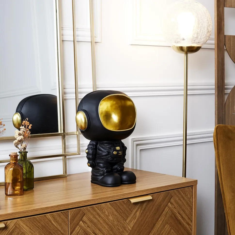 Figurka Astronauta z funkcją przechowywania czarna/złota