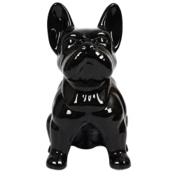 Figurka Buldoga francuskiego L czarna