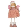 Figurka dekoracyjna Aniołek 69cm LED różowy