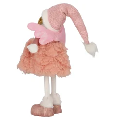 Figurka dekoracyjna Aniołek 69cm LED różowy