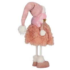 Figurka dekoracyjna Aniołek 69cm LED różowy