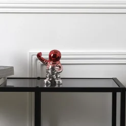 Figurka dekoracyjna Astronauta czerwony