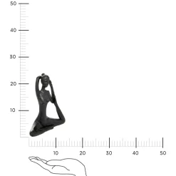 Figurka dekoracyjna Yoga noga wysoko