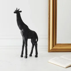 Figurka dekoracyjna Żyrafa 40cm czarna