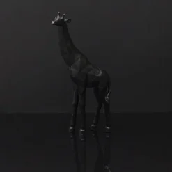 Figurka dekoracyjna Żyrafa 40cm czarna