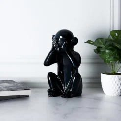 Figurka Monkey czarna L