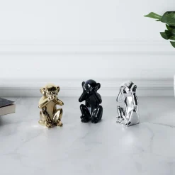 Figurka Monkey złota S