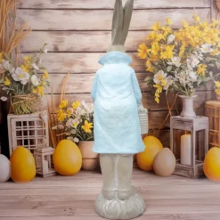 Figurka Pan Zając wysoki z koszem 80cm