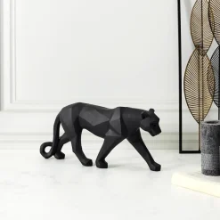 Figurka Pantera Origami czarna 40cm