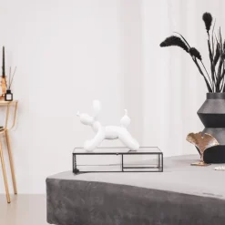 Figurka Pies balon biały