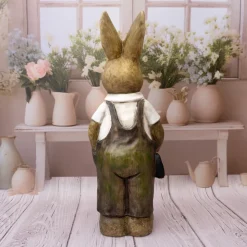 Figurka Zając w ogrodniczkach 56cm